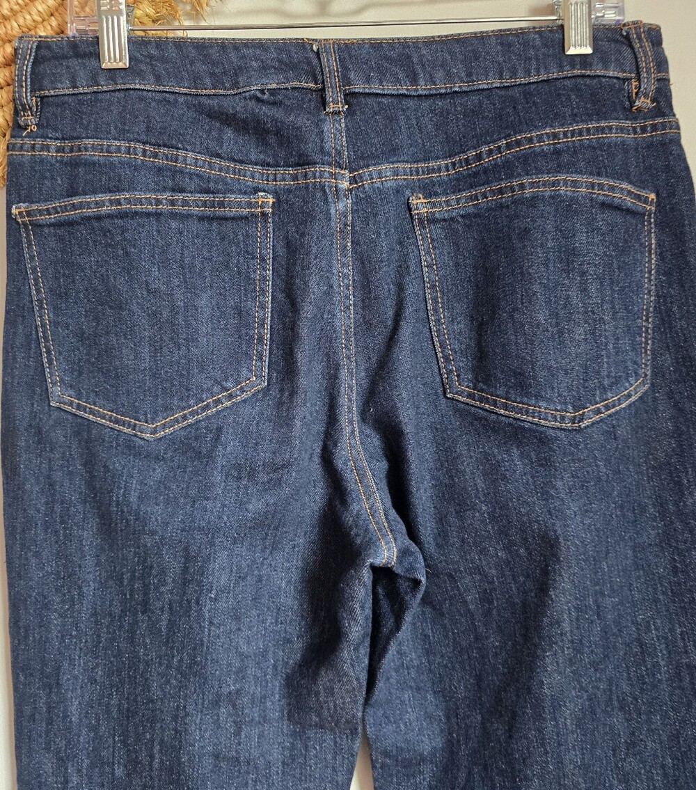 Oat New York Dark Wash High Rise Wide Leg Center Seam Jeans SZ 8 29 - Picture 6 of 8